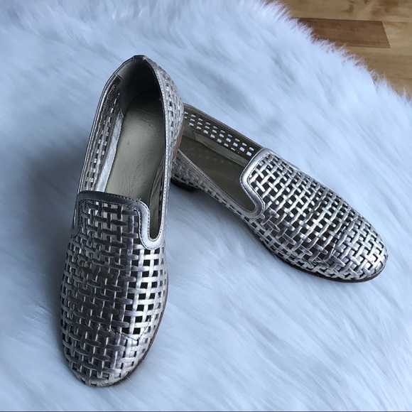 Giuseppe Zanotti Gold Flat Loafers - Picture 2 of 8